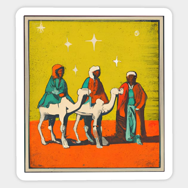 The Three Wise Men Sticker by Sr-Javier